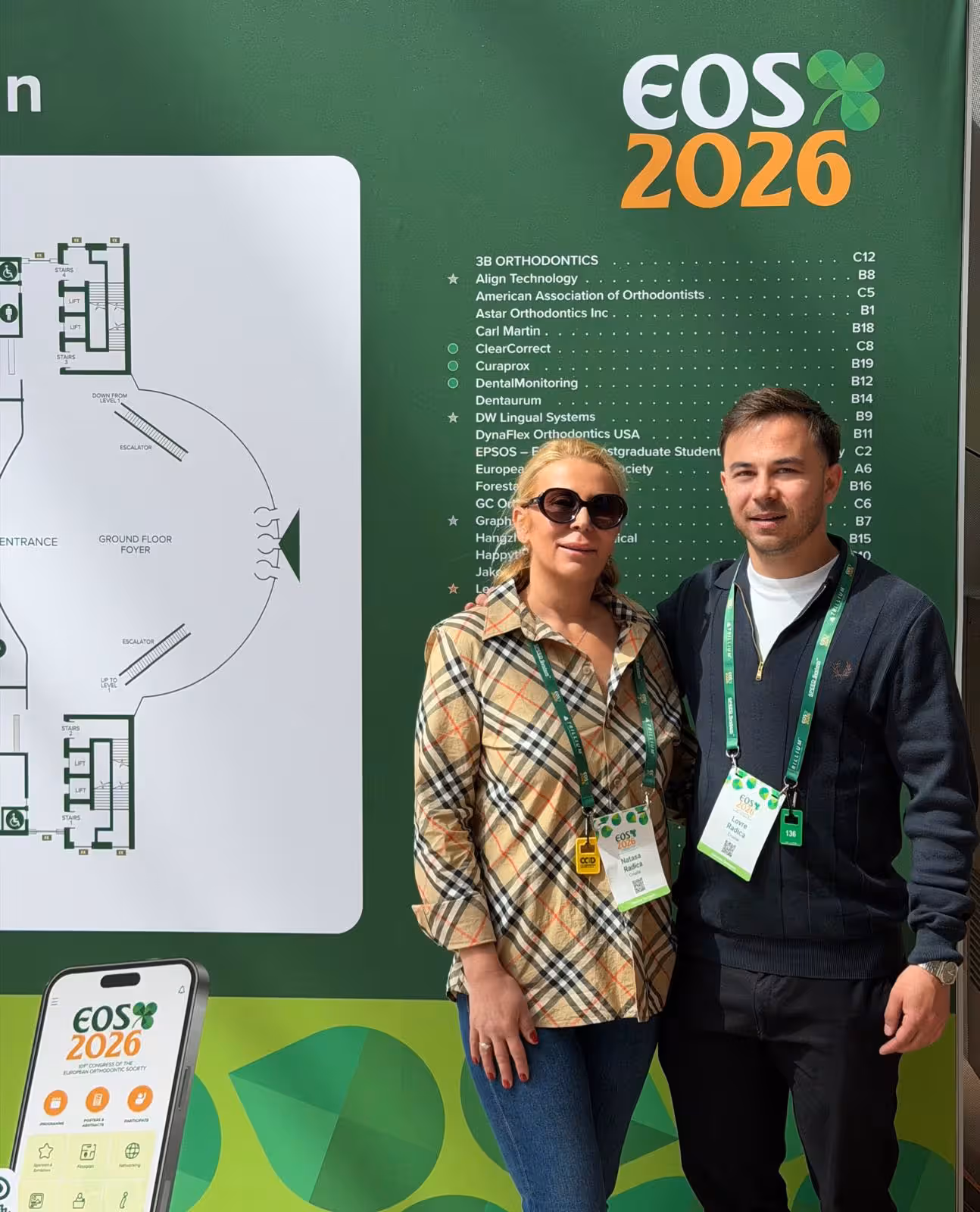 Dr. Nataša Radica i dr. Lovre Radica sudjelovali su na 101. kongresu European Orthodontic Society u Dublinu